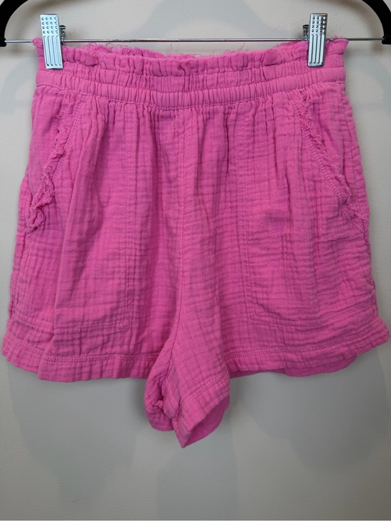 aerie Pants - Aerie Pink Gauze Shorts Size S/P – Smocked Waist Ruffle Hem Boho